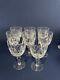 8 vintage Stuart Crystal clear water or red wine goblets REGENT England