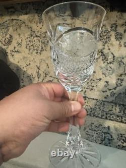 ABP Libbey Harvard Pattern Goblet/Wine Stems American Brilliant x 8 About 9