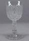 ABP Signed Hawkes Buckle Pattern Cut Glass 5 1/2 Inch Wine Glass C. 1910-20