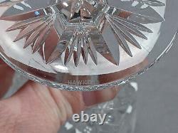 ABP Signed Hawkes Buckle Pattern Cut Glass 5 1/2 Inch Wine Glass C. 1910-20