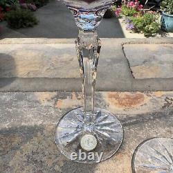 AJKA Caroline Crystal Wine Glasses, Color Cut to Clear Wine Glasses Set Of 3