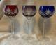 Ajka CRYSTAL CLEAR Industries Water / Wine Stem Goblets, set of 3