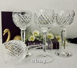 Alana Waterford Crystal Hock Wine Glasses 6 Oz Vintage Wine Hock Glasses 4