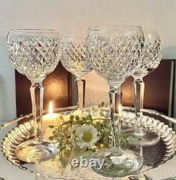 Alana Waterford Crystal Hock Wine Glasses 6 Oz Vintage Wine Hock Glasses 4