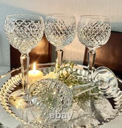 Alana Waterford Crystal Hock Wine Glasses 6 Oz Vintage Wine Hock Glasses 4