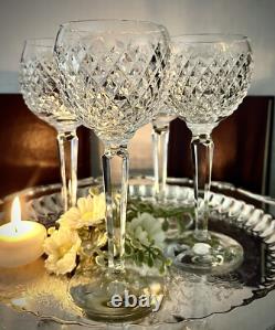 Alana Waterford Crystal Hock Wine Glasses 6 Oz Vintage Wine Hock Glasses 4