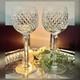 Alana Waterford Crystal Hock Wine Glasses 6 Oz Vintage Wine Hock Glasses Pair