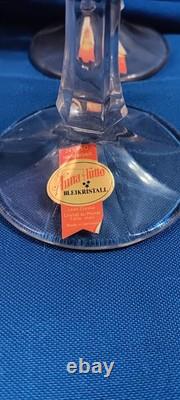 Anna Hutte Bleikristall Lead Crystal Vintage Wine Glasses Set Of 6