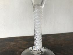 Antique Georgian Double Series Air Twist Wine Glass c1750