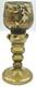 Antique German Roemer Cochem Mosel Hock Wine Goblet Gold Gilded Prunts Bingen Rh