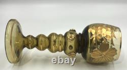 Antique German Roemer Cochem Mosel Hock Wine Goblet Gold Gilded Prunts Bingen Rh
