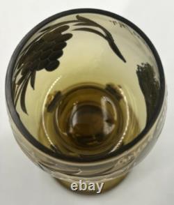 Antique German Roemer Cochem Mosel Hock Wine Goblet Gold Gilded Prunts Bingen Rh