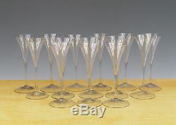Antique Superb Very large Set of 14 Dutch/English Wine-Glasses''Shank-Glasses'