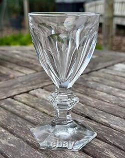 Antique, Vintage Baccarat Crystal White Wine Glass Harcourt 1841