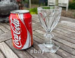 Antique, Vintage Baccarat Crystal White Wine Glass Harcourt 1841