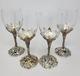 Arthur Court Leopard Safari Wine Glasses Set of 4 Vintage 1998