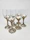 Arthur Court Leopard Safari Wine Glasses Set of 6 Vintage 1998