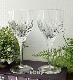 Atlantis Chartres Wine Glasses Cut Vintage Portugal Atlantis Wine Goblets 2
