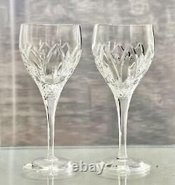 Atlantis Chartres Wine Glasses Cut Vintage Portugal Atlantis Wine Goblets 2