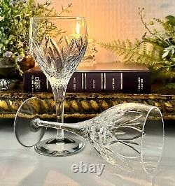Atlantis Chartres Wine Glasses Cut Vintage Portugal Atlantis Wine Goblets 2