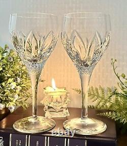 Atlantis Chartres Wine Glasses Cut Vintage Portugal Atlantis Wine Goblets 2