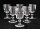 Authentic Vintage Mid Century Modern Set 6 Steuben Crystal 7725 Wine Glasses