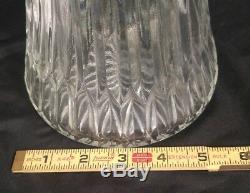 B1 Two Vintage Cut Glass & Wine Water Chiller One Made In Italy