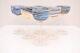 BEAUTIFUL RARE SET of 6 STEVEN MASLACH STUDIO ART GLASS WINE GLASSES GOBLETS