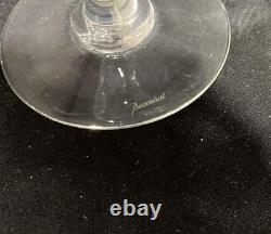 Baccarat Aquarrel blue wine glasses, vintage hard to find in orig box