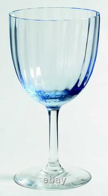 Baccarat Aquarrel blue wine glasses, vintage hard to find in orig box