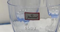 Baccarat Aquarrel blue wine glasses, vintage hard to find in orig box