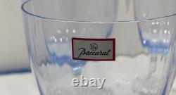 Baccarat Aquarrel blue wine glasses, vintage hard to find in orig box