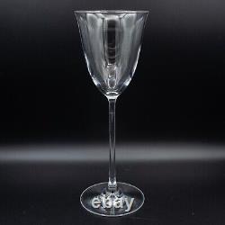 Baccarat Crystal France Filao White Wine Glasses 8 5/8 Pair FREE USA SHIPPING