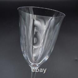 Baccarat Crystal France Filao White Wine Glasses 8 5/8 Pair FREE USA SHIPPING