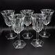 Baccarat Crystal France Malmaison Claret Wine Glasses 6 5/8 Set of 5 FREE SHIP