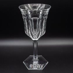 Baccarat Crystal France Malmaison Claret Wine Glasses 6 5/8 Set of 5 FREE SHIP