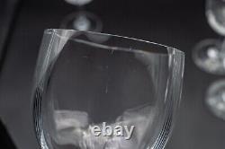 Baccarat Crystal France Montaigne Optic Port Wine Glasses 4 7/8 Set of 4