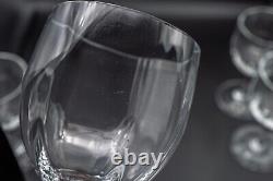 Baccarat Crystal France Montaigne Optic Port Wine Glasses 4 7/8 Set of 4