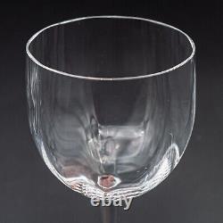 Baccarat Crystal France Montaigne Optic Port Wine Glasses 4 7/8 Set of 4