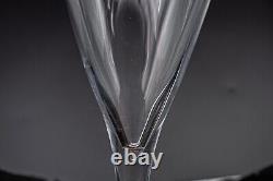 Baccarat France Crystal Dom Perignon Claret Wine Glasses Set 4 -8 1/8 FREE SHIP