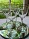 Baccarat France Directoire Gold Rim Vtg Highest Quality Crystal Wine Glass 6.5