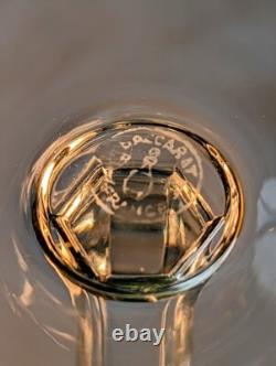 Baccarat France Directoire Gold Rim Vtg Highest Quality Crystal Wine Glass 6.5