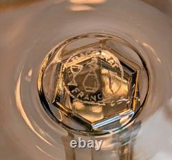 Baccarat France Directoire Gold Rim Vtg Highest Quality Crystal Wine Glass 6.5