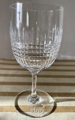 Baccarat France Nancy Water Goblet 6 3/4Glass Wine Discontinued Vintage EUC
