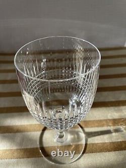 Baccarat France Nancy Water Goblet 6 3/4Glass Wine Discontinued Vintage EUC