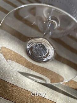 Baccarat France Nancy Water Goblet 6 3/4Glass Wine Discontinued Vintage EUC