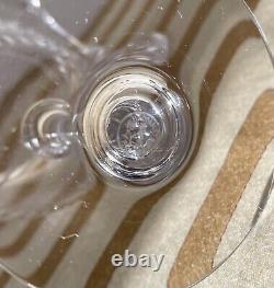 Baccarat France Nancy Water Goblet 6 3/4Glass Wine Discontinued Vintage EUC