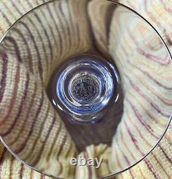 Baccarat France Nancy Water Goblet 6 3/4Glass Wine Discontinued Vintage EUC