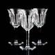 Baccarat Malmaison Claret Wine Glasses Set of 3 Vintage Crystal France Signed