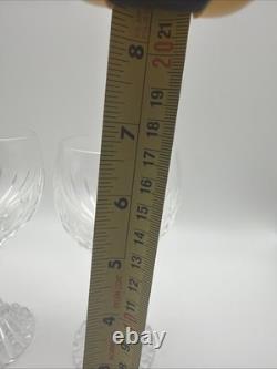 Baccarat Massena Crystal Wine Glasses 6.25 Set of 2 France Signed